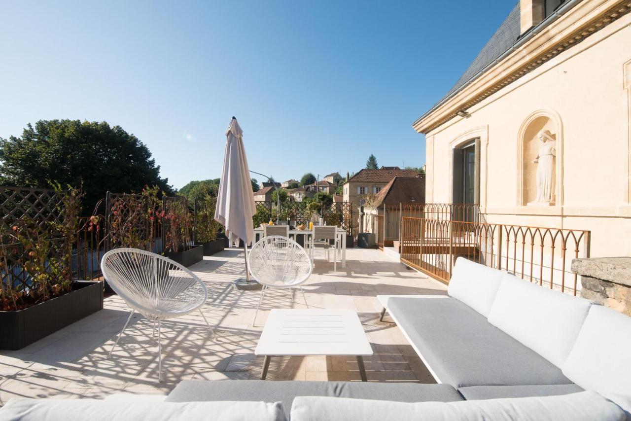 La Belle Terrasse Avec Climatisation Et Parking Prive Apartment Sarlat-la-Caneda Exterior photo